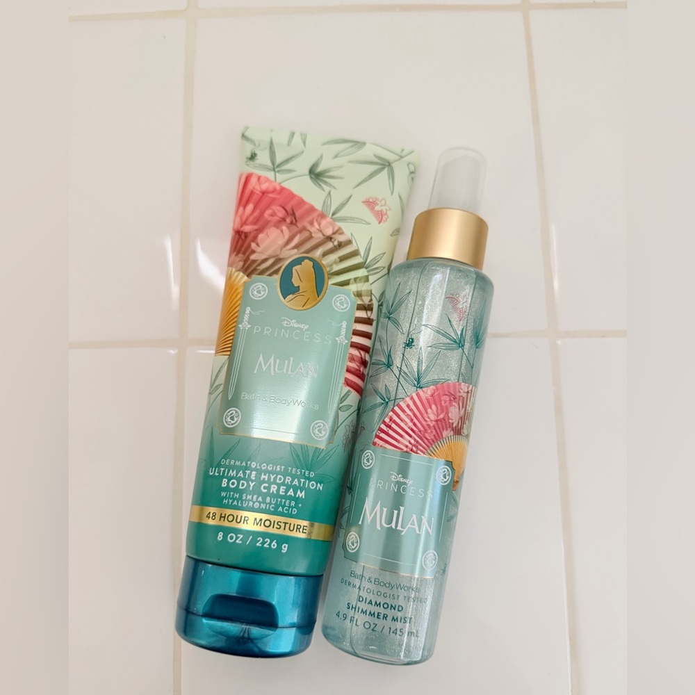 Bath & Body Works Mulan Body Cream & Shimmer Mist